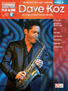 Saxophone Play-Along #6 Dave Koz Saxophone Book with Online Audio Access - B-flat and E-flat cover